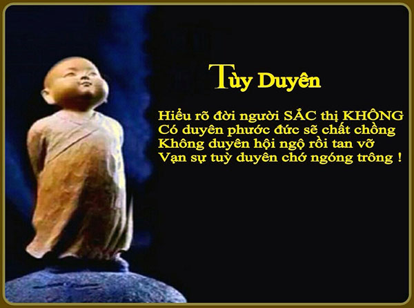 ý nghĩa vạn sự tùy duyên