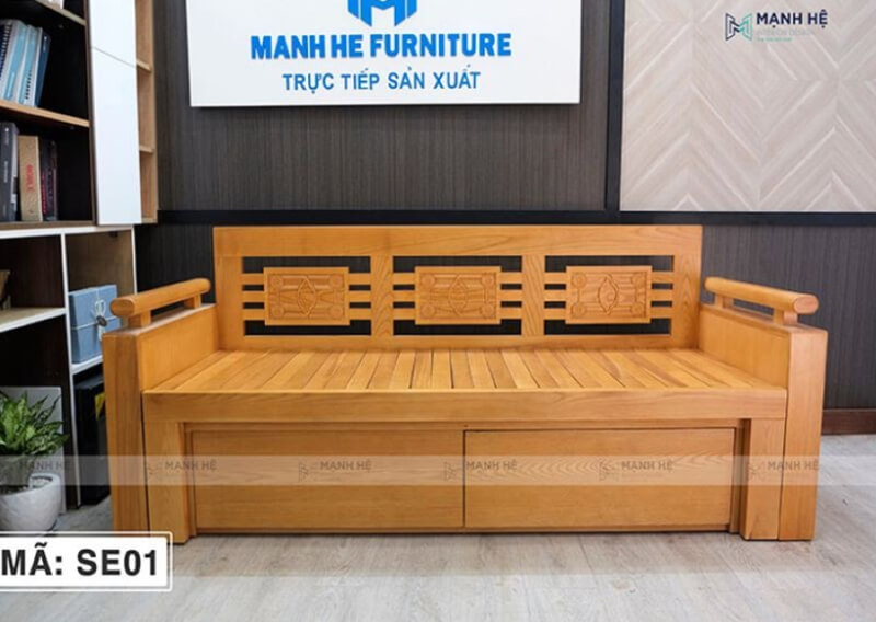 Chỉ với một bộ sofa giường gỗ đa năng, căn phòng của bạn trở nên tiện nghi và thư giãn tuyệt vời