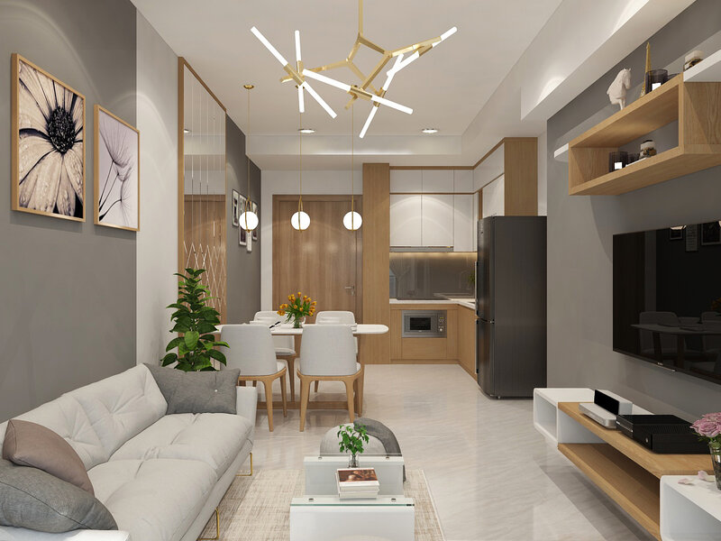 Thiết kế nội thất căn hộ Vinhome OceanPark 